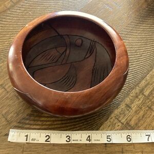 Carved Wooden Bowl